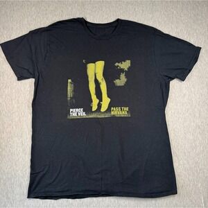 Pierce The Veil Pass The Nirvana T Shirt XL Black Band Tee Emo Grunge Alt Rock